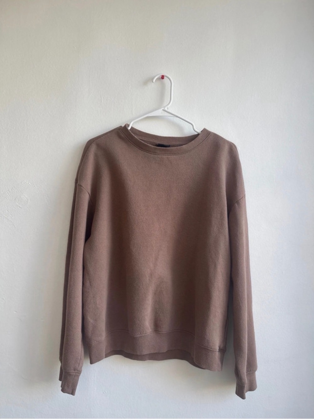 H&M classic Crewneck Sweater in Brown
